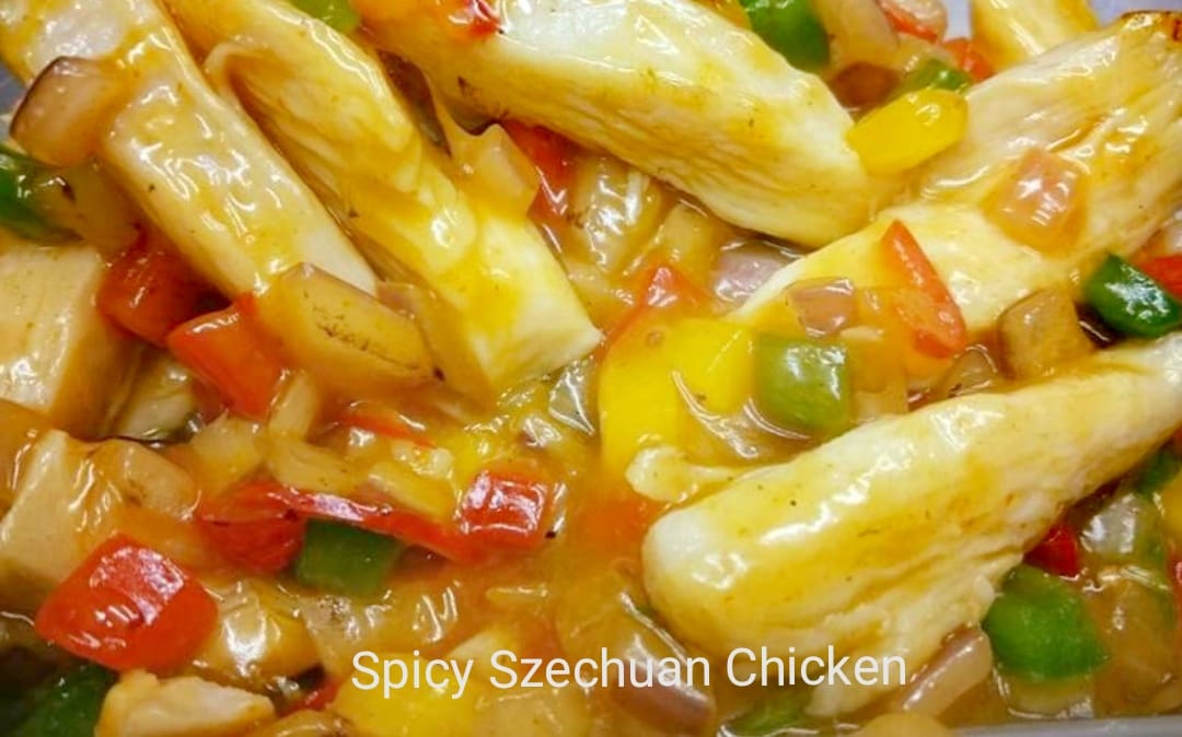 Spicy Szechuan chicken